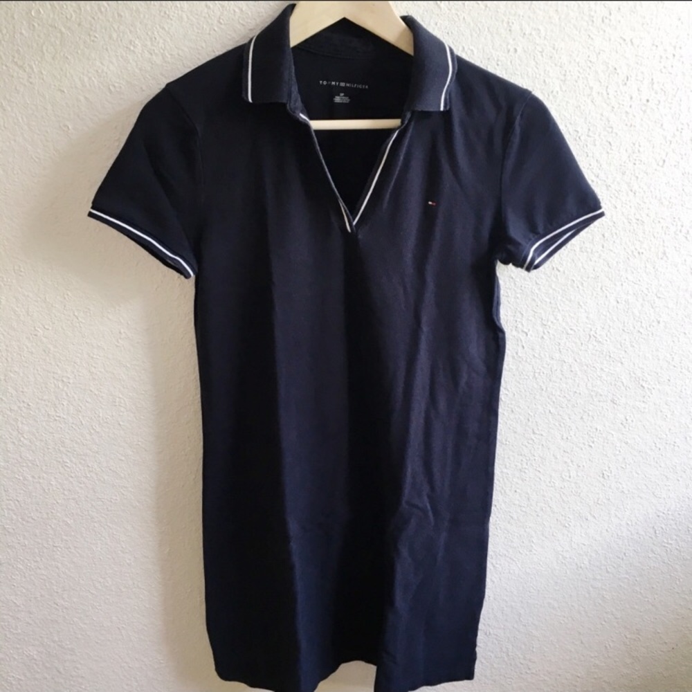 Tommy Hilfiger Vintage Polo Shirt Dress - EUC
